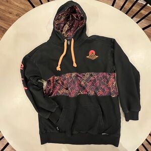 Grassroots Black Hoodie Size Large